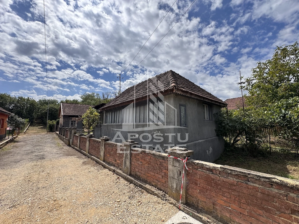 Casa batraneasca cu 3 camere si teren de 841mp, in Racastie, Hunedoara