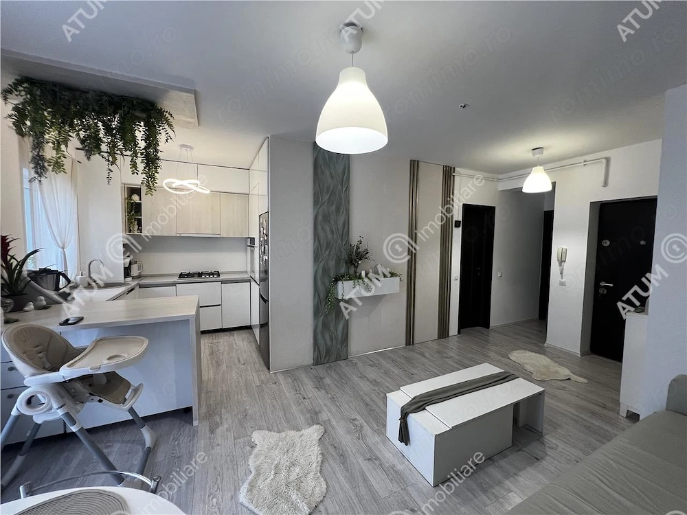 Apartament modern cu 2 camere si balcon la etajul 2 in Selimbar