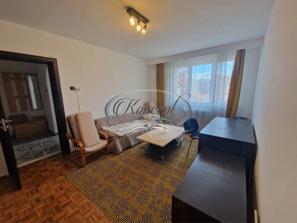 Semicentral, apartament 2 camere mobilat