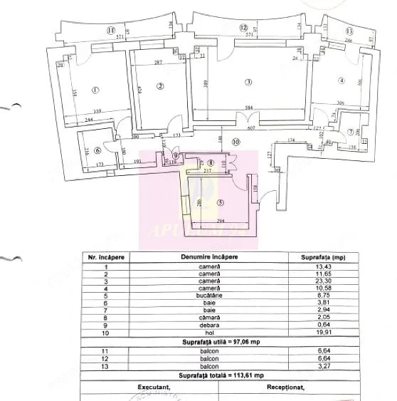 Apartament cu 4 camere de vânzare Lujerului Militari