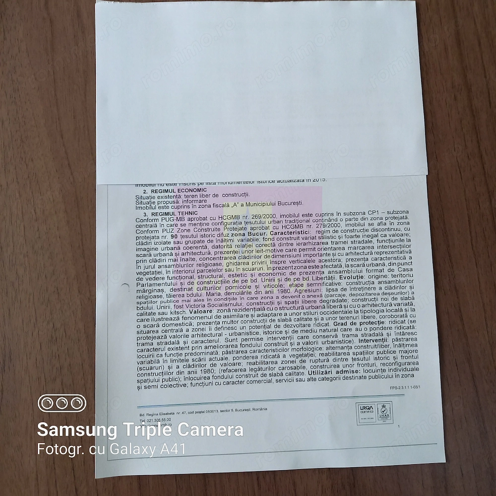 Vanzare teren Unirii-Pata Constitutiei
