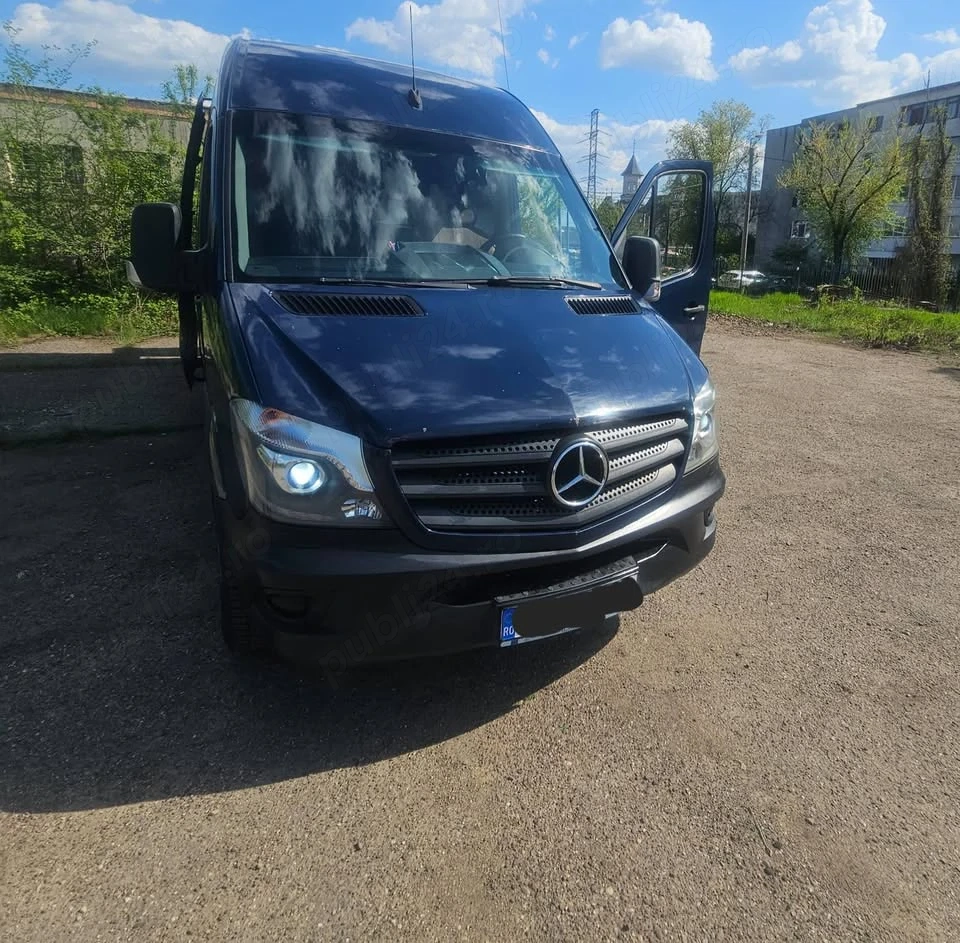Se vinde autoutilitara MERCEDES BENZ SPRINTER 319CDI ,  190CP , varianata lunga , 2016 , E6