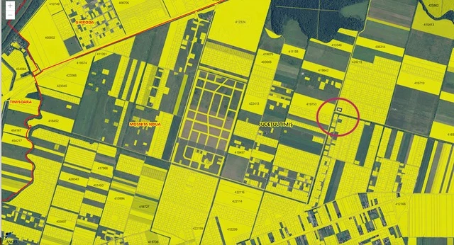 Ocazie! De vanzare teren 1032 mp, pentru constructii Spatii comerciale -functiuni complementare
