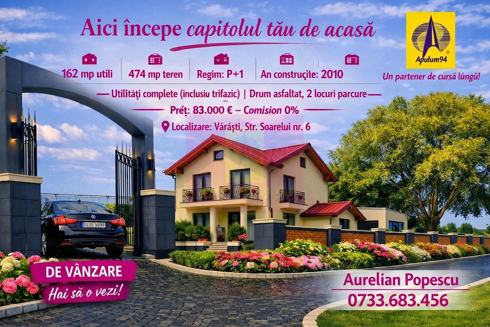 VARASTI (GR) - SE VINDE CASA P+1+M (4 CAM)