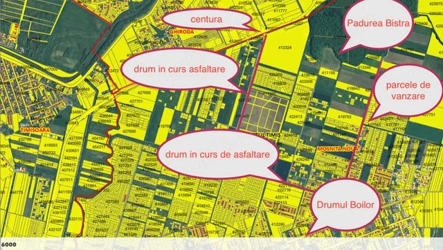 SuperOcazie! De vanzare teren 1032 mp, pentru constructii Spatii comerciale -functiuni complementare