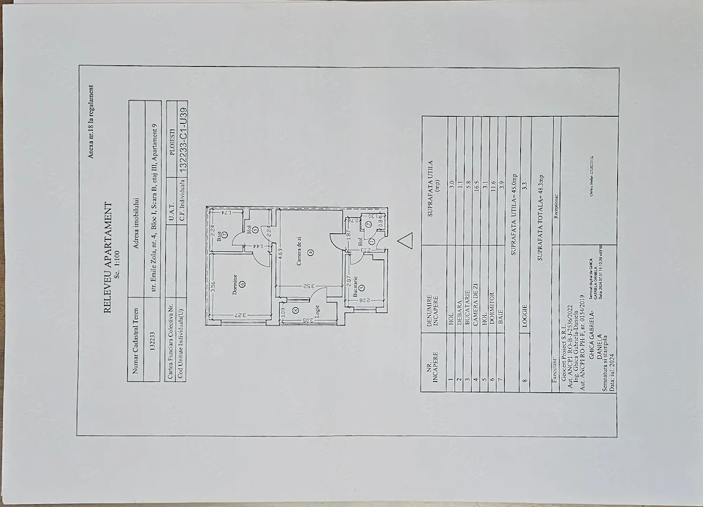 apartament ultracentral langa hale str Emil Zola - bloc fara bulina