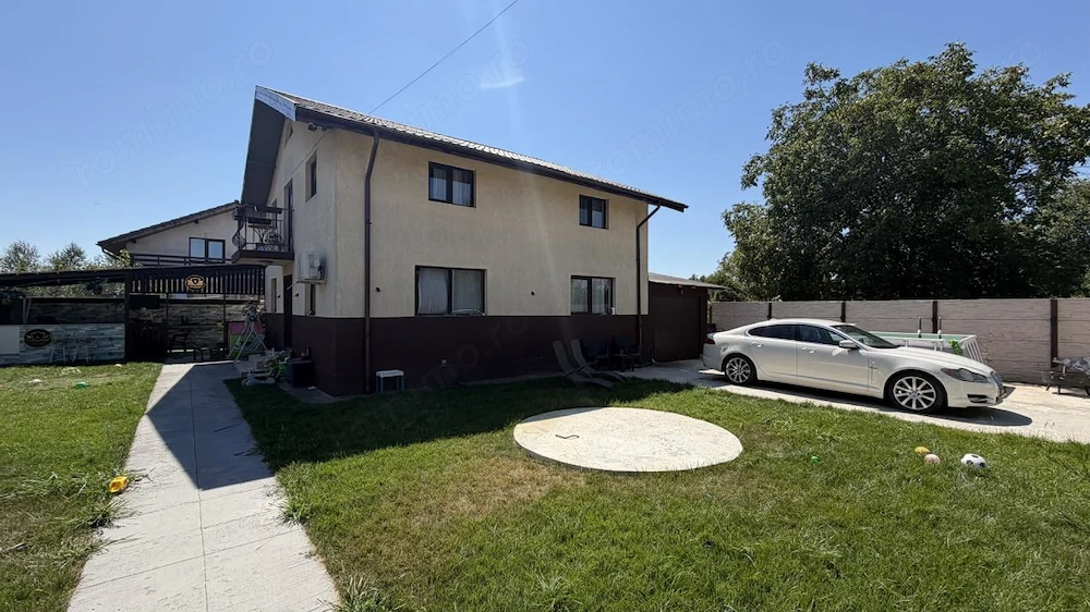 Vila superba 5 camere, dormitor jos, 188 mp, 457 mp teren, garaj, Ciorogarla 