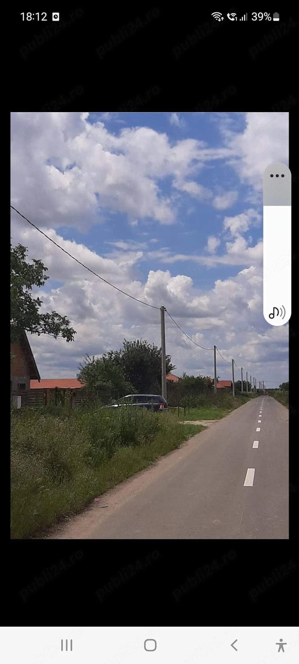 Proprietar vând teren intravilan în Comună Parta, 1190 