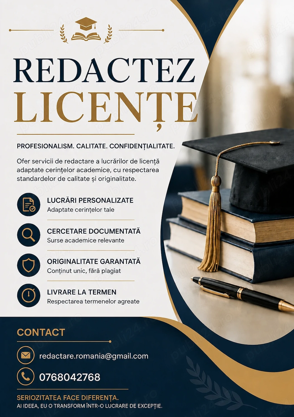 Servicii redactare licență   lucrare academică   experiență 3+ ani