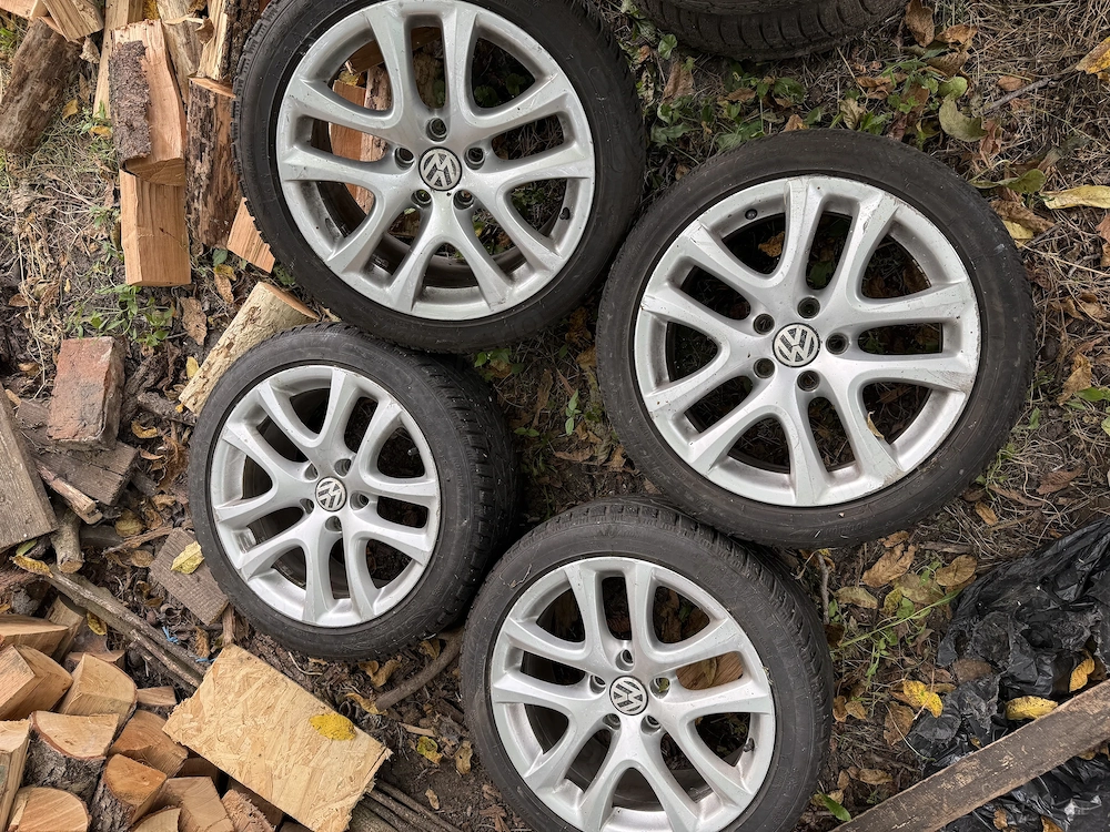 Jante 5x112 R17 + 2 seturi de cauciucuri 225/45/17