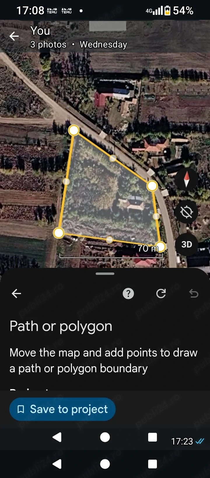 Vand 1905 mp intravilan comuna Saceni, Teleorman, sau schimb cu garsoniera Câmpina, Prahova