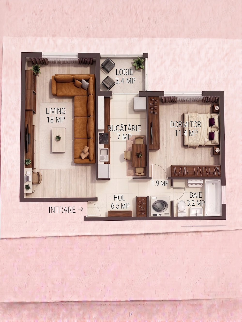 Persoana fizica vand apartament 2 Camere Decomandat | Gheorgheni (Godeanu)