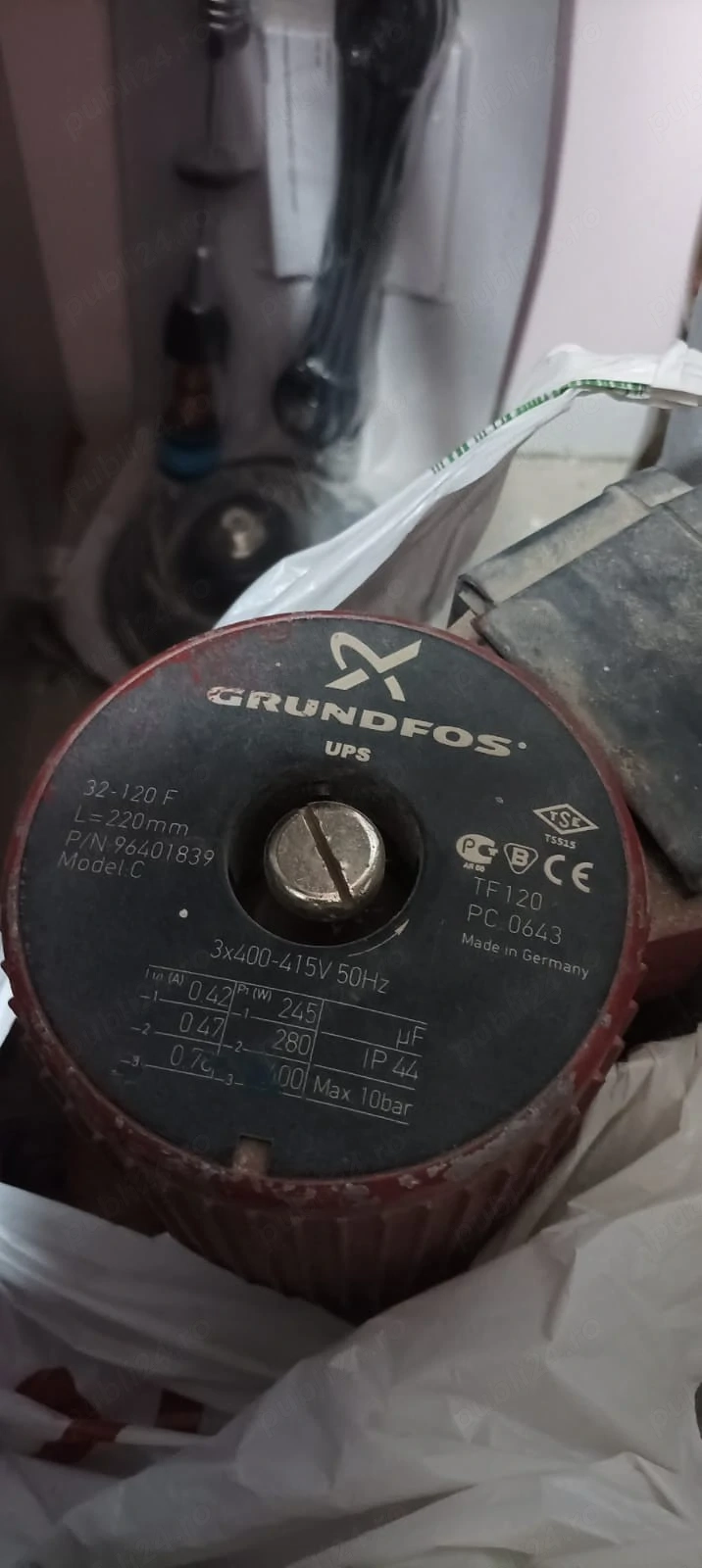 pompă industrială 