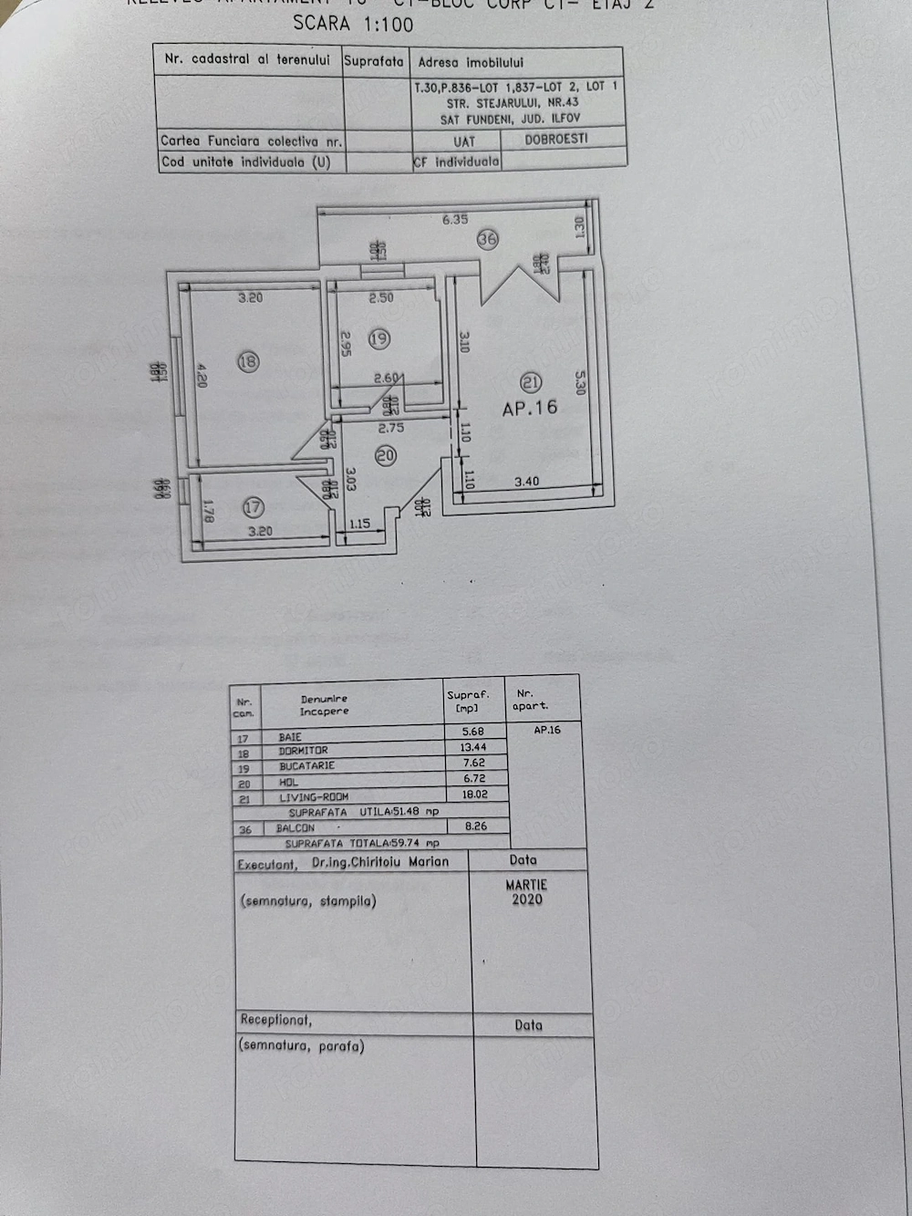 Apartament 2 camere+ Loc de parcare.