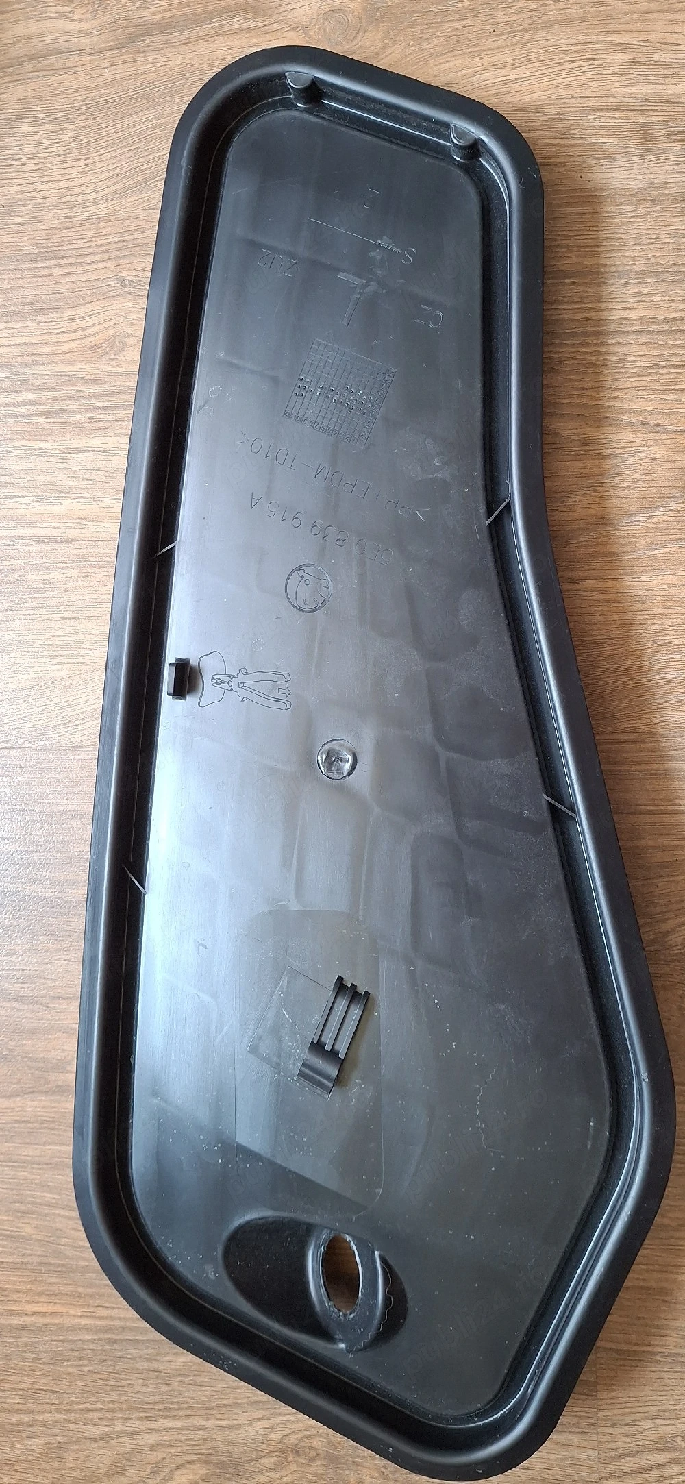 Capac plastic izolare protecție ușă stânga spate Skoda Octavia 3 original