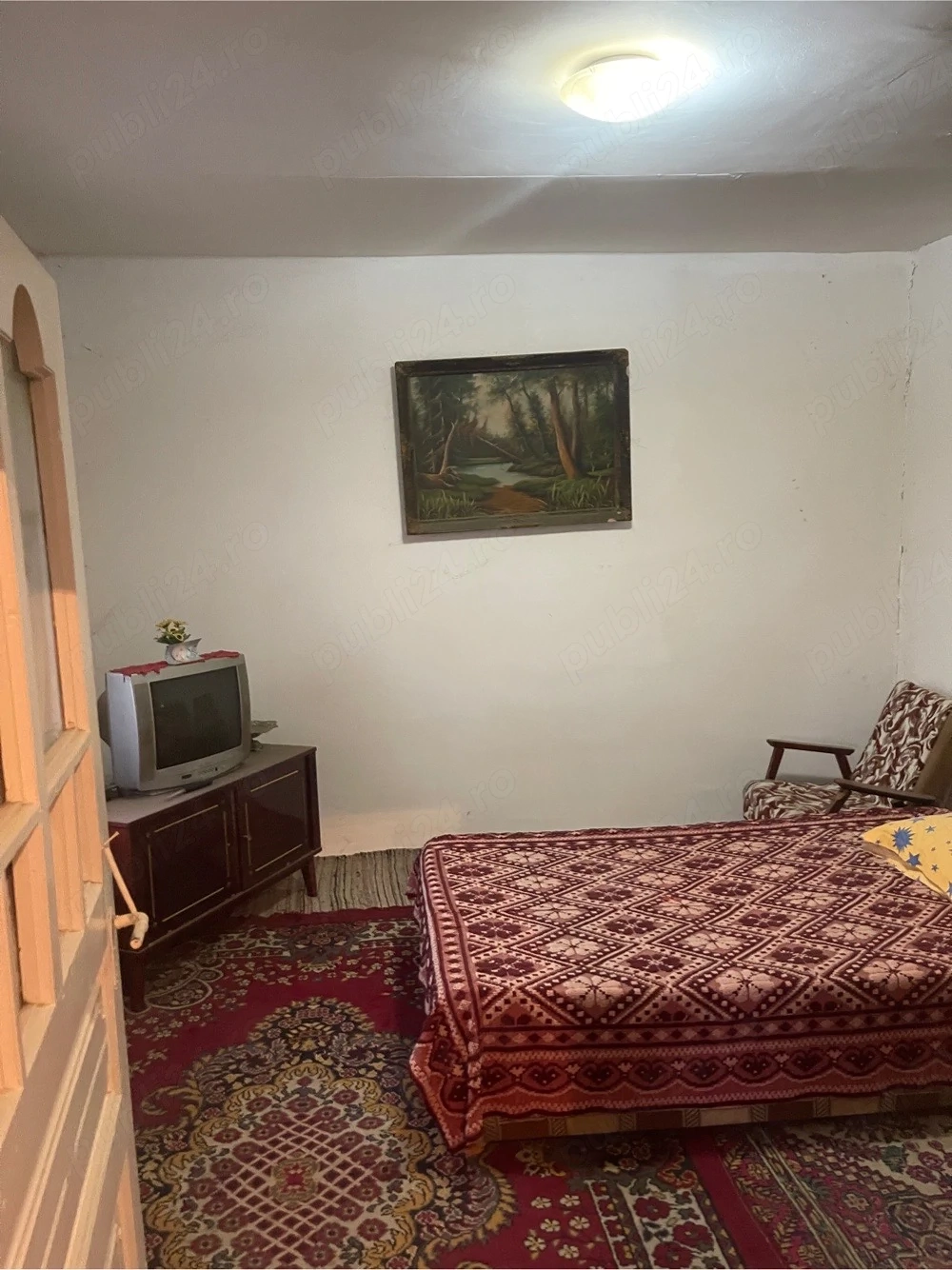 Vând casă bătrânească + teren 860 mp   Săgeata, jud. Buzău (deschidere la șosea)