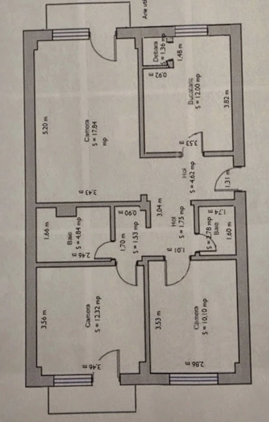 Apartament 3 Camere Decomandat 2 Băi 2 Balcoane   Zona Soarelui