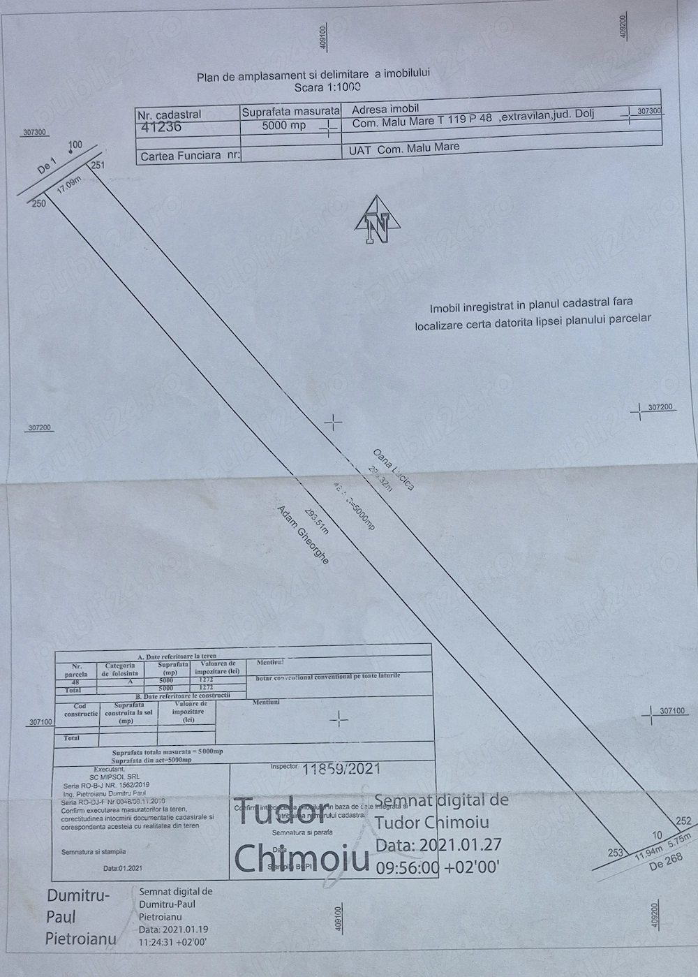 Teren 5000 mp Preajba 