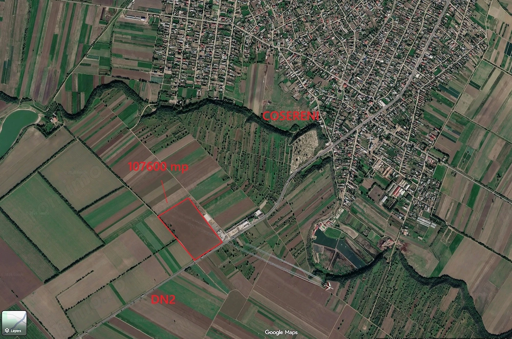 Teren 10 Ha localitatea Cosereni - DN2