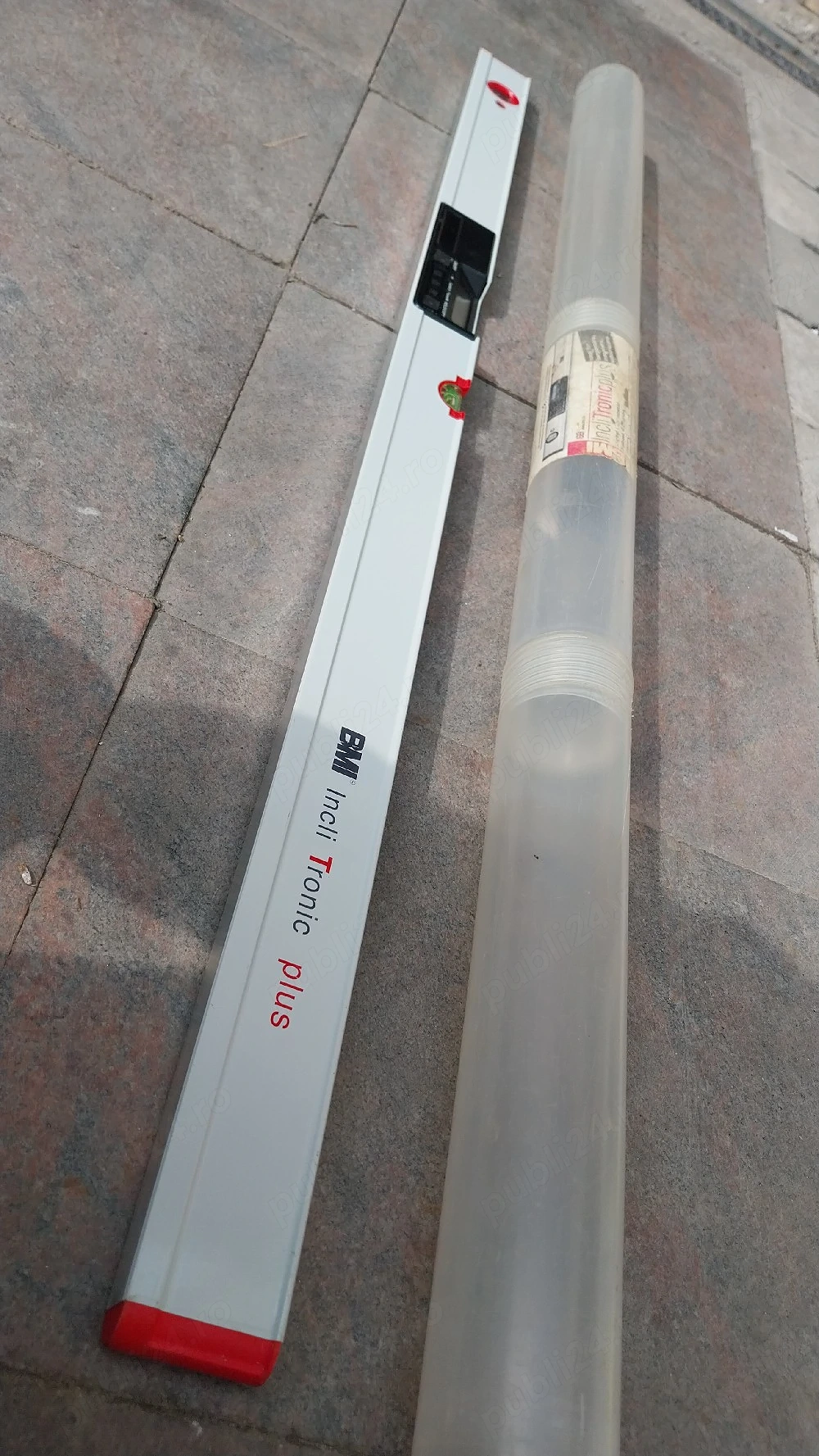 Nivelă digitală cu bulă de aer BMI Incli Tronic Plus, 120 cm