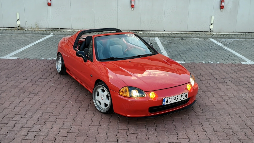 Honda Civic Del Sol - 1.6i V-tec - Cabrio   Sport   LED   Evacuare