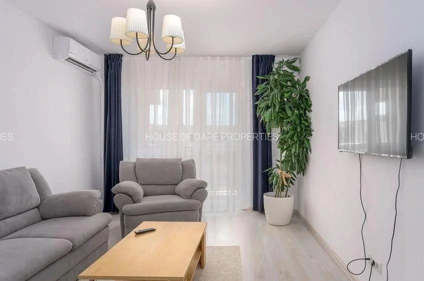 Apartament mobilat 3 camere + loc parcare subterană - pallady