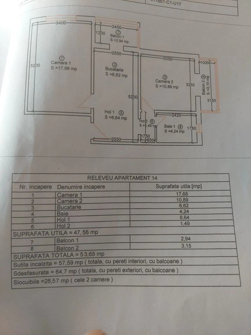 Apartament de vânzare zona lipovei
