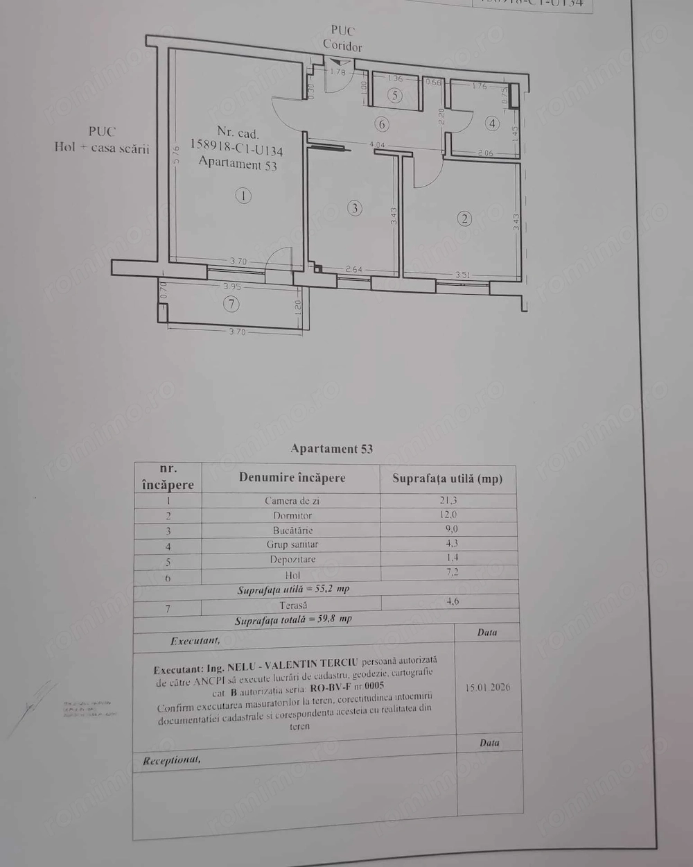 Apartament 2 camere Mozaic