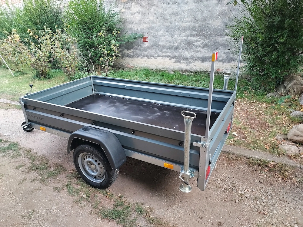 Remorcă 750kg cu extra dotări înmatriculată 