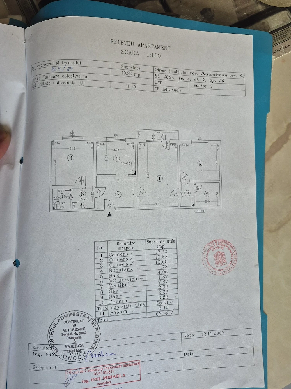 Apartament 3 camere , Pantelimon , sector 2