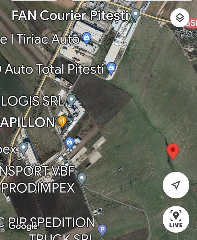 Vand teren 4500 mp in zona Tiriac Auto,  AD Auto Total