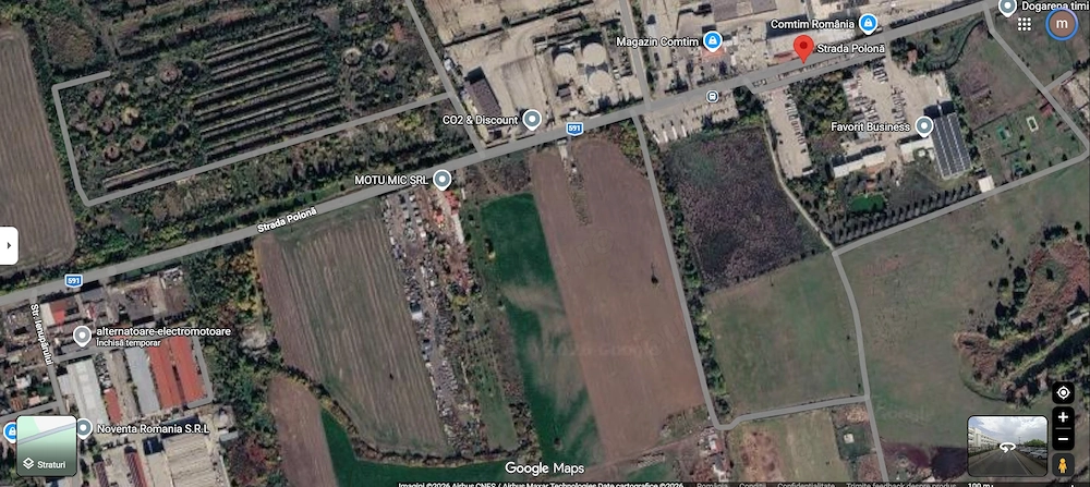 Teren  constructii  industriale cu PUZ  situat la iesirea din Timisoara spre Utvin
