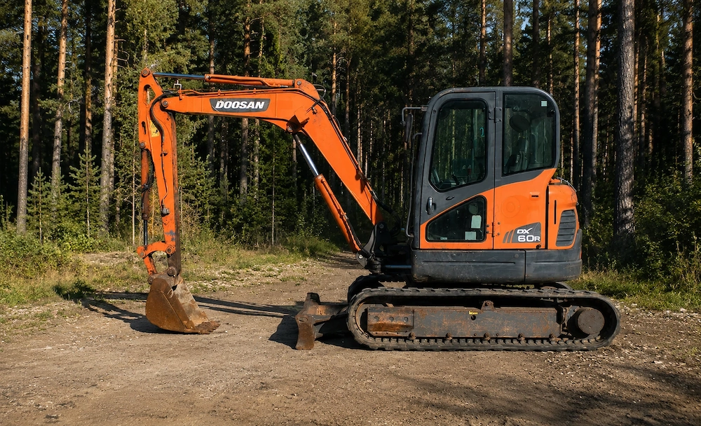 Miniexcavatorul  Doosan DX60R
