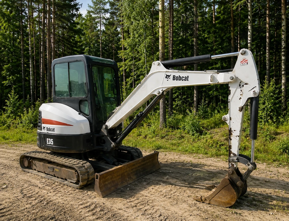Miniexcavatorul Bobcat E35