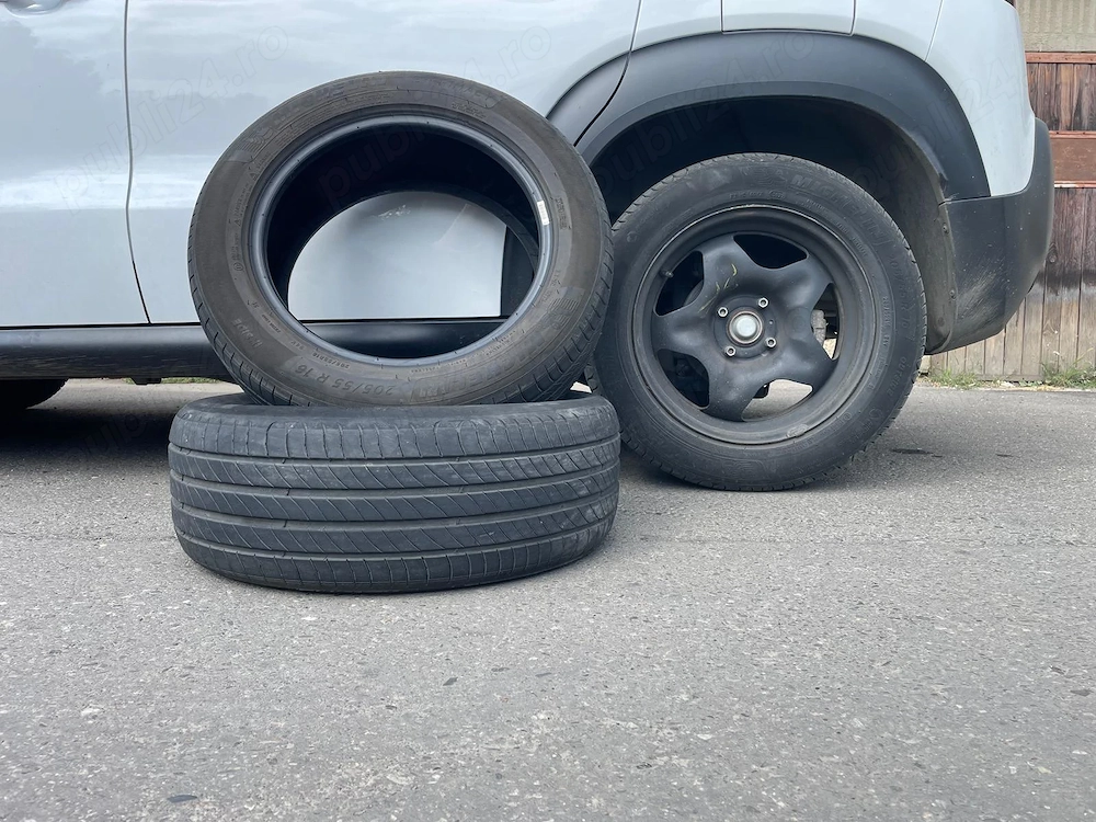 Michelin E-Primacy 205/55/R16,DOT3922,vara,putin uzate, anvelope 4 buc.