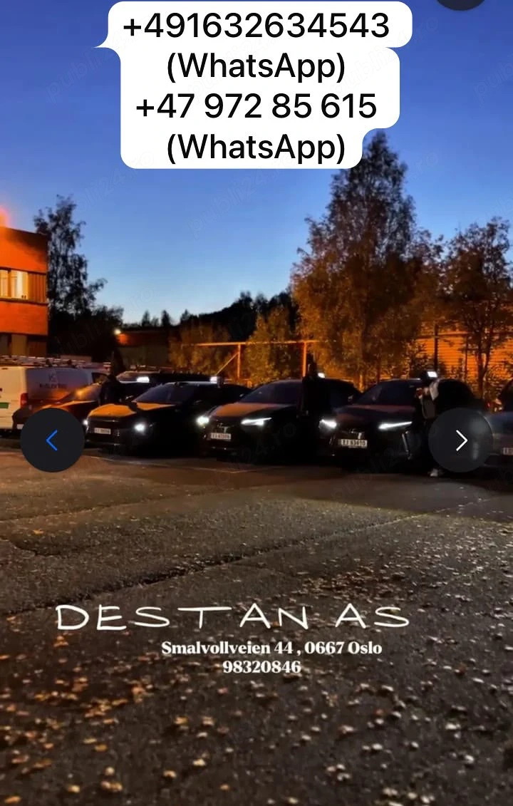 Locuri de munca șofer Bolt și Uber , Norvegia , Oslo!!