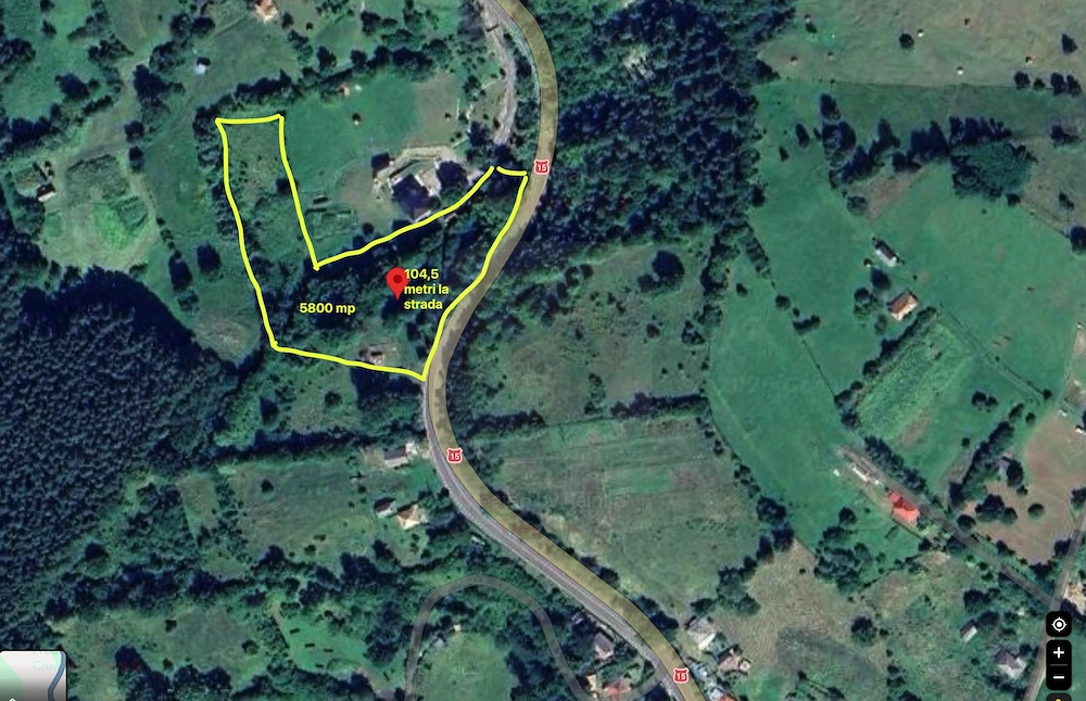 Teren intravilan 5.800 mp, Grozavesti, com. Hangu, jud. Neamt