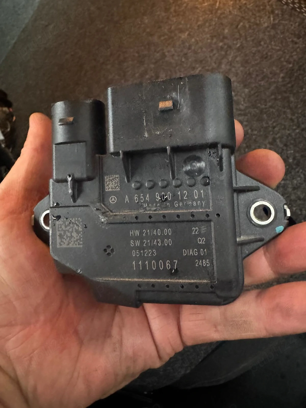 A6549001201 releu Ecu unitate de control,bujii incandescente Mercedes motor 654 920 dupa 2019