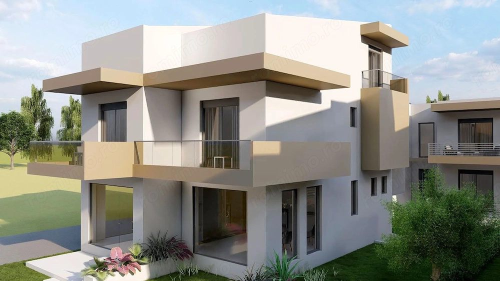 Casă modernă tip duplex în complex rezidențial nou în Grecia