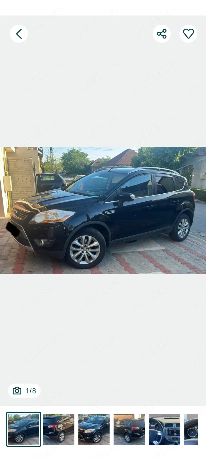 Ford Kuga 2.0 TDCI 140 CP 4x4 167000 km, climatronic, Sony, 2010