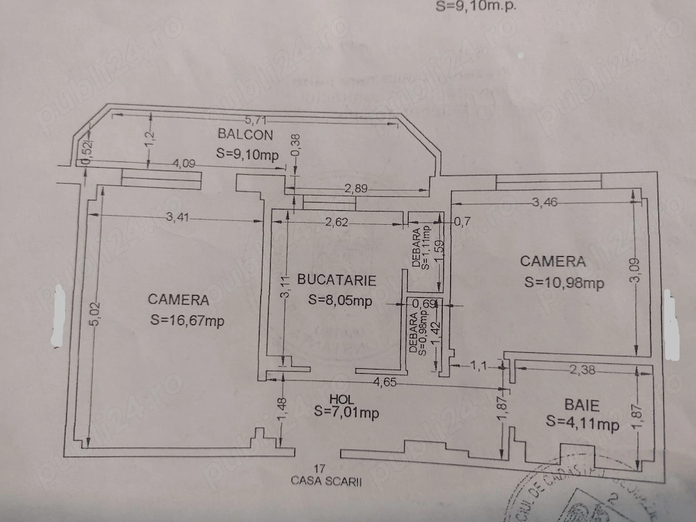 Constanta - direct proprietar 2 camere decomandat