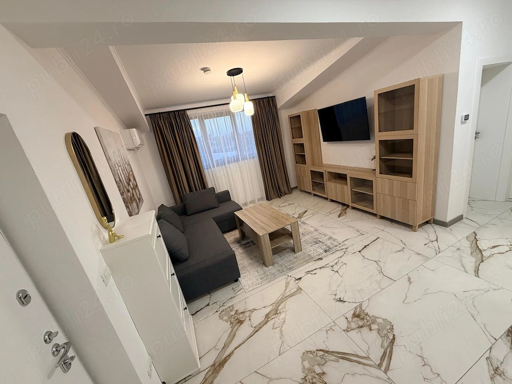 Apartament 3 camere de închiriat   bloc nou, mobilier și electrocasnice noi
