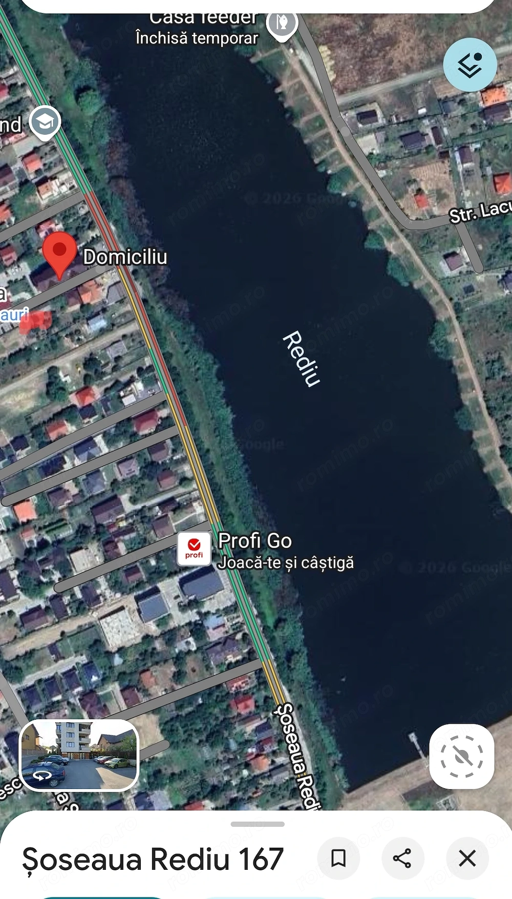 500 mp teren intravilan Rediu, vis-a-vis de lacul Rediu