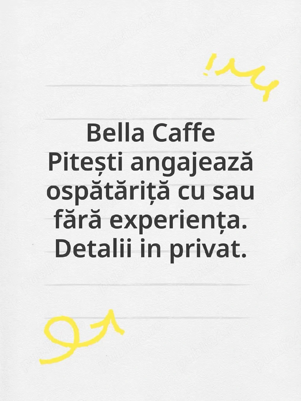Angajez ospătăriță cu sau fără experiență 