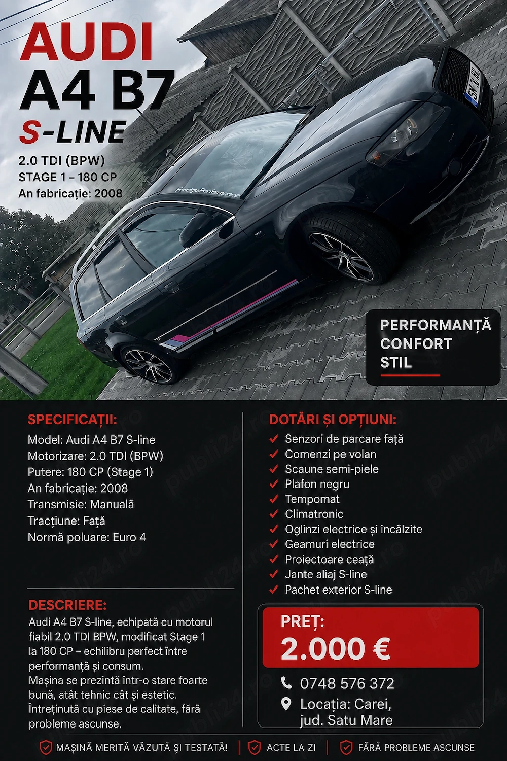 Audi A4 B7 S-line 