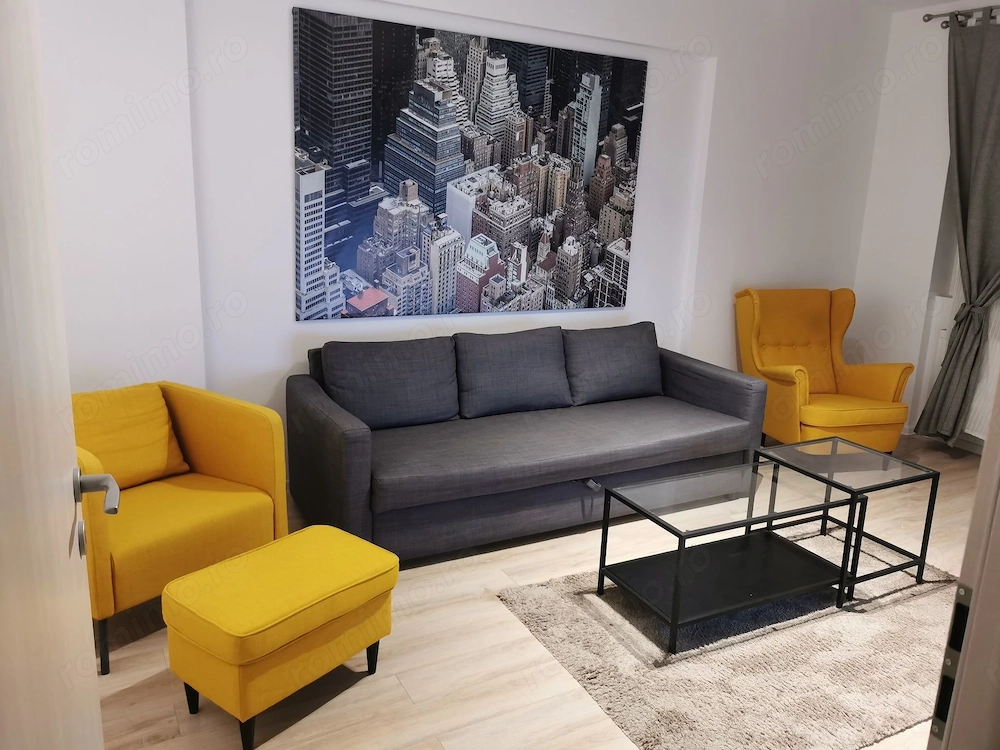 Apartament 2 camere, decomandat, mobilat - utilat.