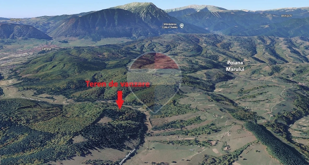 Teren extravilan Poiana Marului 741mp, 2053mp, 3906mp