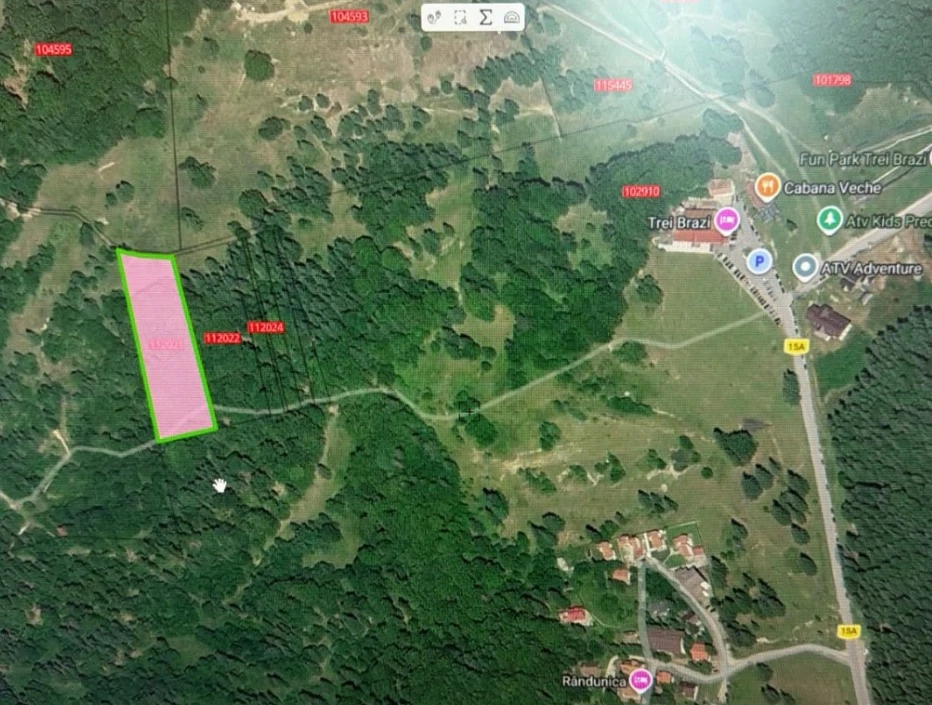 Vând teren 6600mp lăngă Trei Brazi , Râșnov-Predeal