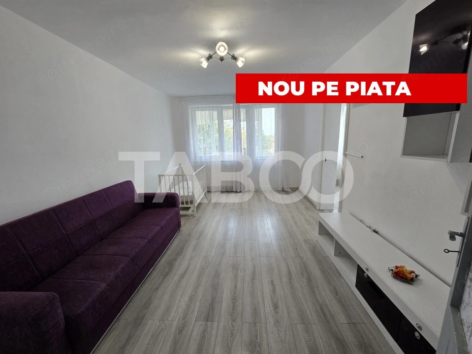 Apartament decomandat 2 camere etaj intermediar 3 balcon Rahovei Sibiu