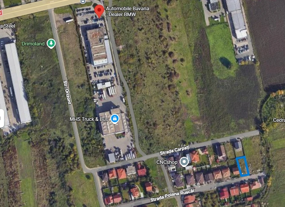 Vand parcela pt casa duplex, in Ghiroda in spate la casa auto Bavaria, cu acces de pe Calea Lugojulu
